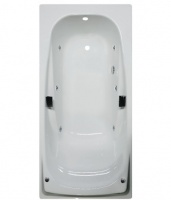 Ванна Jacob Delafon Super Repos 180x90 с гидромассажем